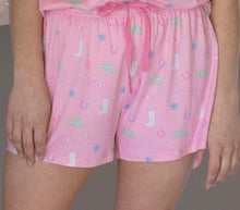 1336623-Howdy Pink Pajama Shorts and Pants